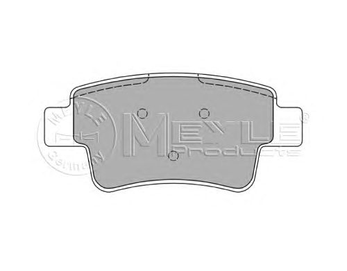 Гальмівні колодки MEYLE 025 243 4917