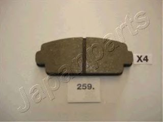 Тормозные колодки JAPANPARTS PA-259AF