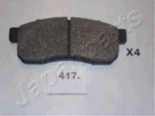 Тормозные колодки JAPANPARTS PA-417AF