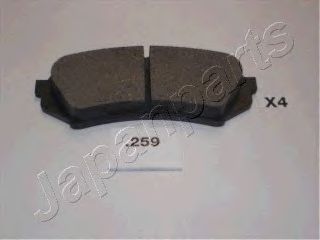 Тормозные колодки JAPANPARTS PP-259AF