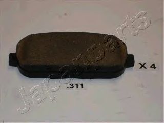 Гальмівні колодки JAPANPARTS PP-311AF