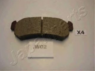 Гальмівні колодки JAPANPARTS PP-W02AF