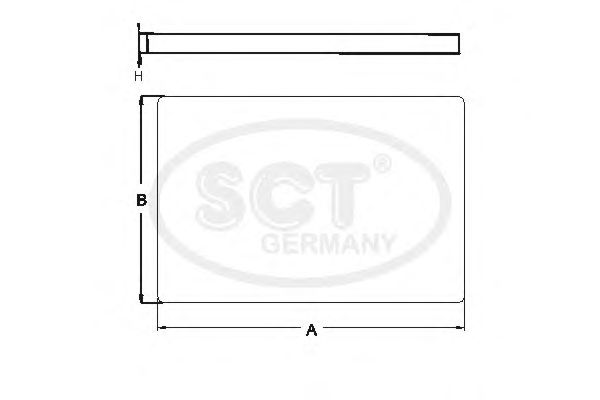 Фильтр салона SCT Germany SA 1210