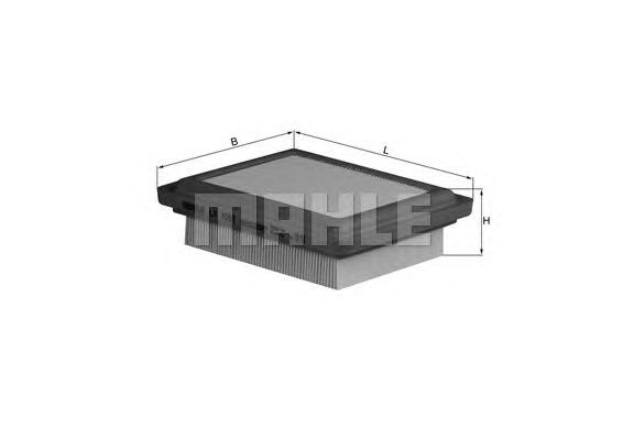 Воздушный фильтр MAHLE ORIGINAL LX 1061