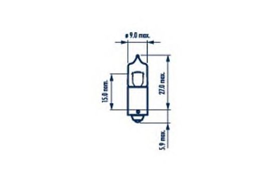 Лампа накаливания NARVA 68161 (стояночные огни/габаритный огонь, внутреннее освещение, лампа для чтения)