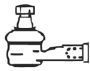 Наконечник рулевой тяги FRAP 586