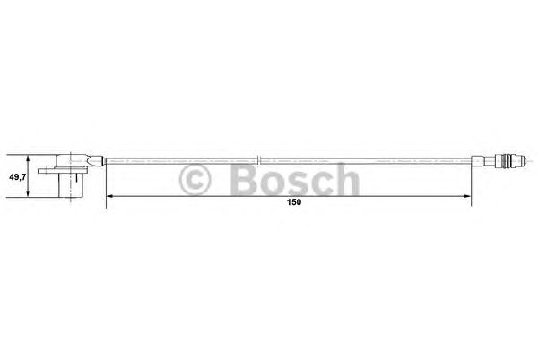 Датчик вращения колеса BOSCH 0 265 006 107