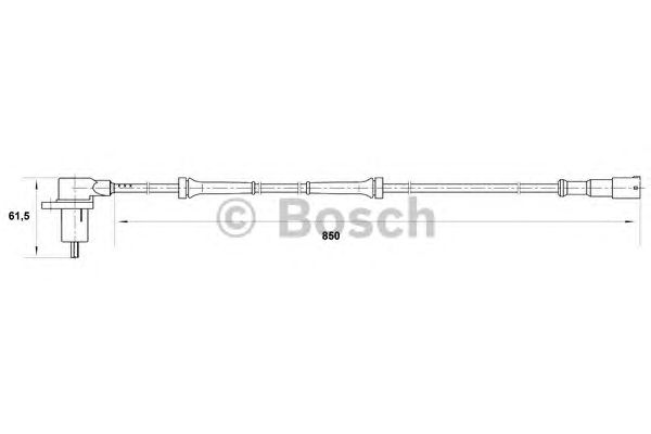 Датчик вращения колеса BOSCH 0 265 006 365