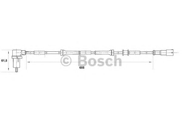 Датчик вращения колеса BOSCH 0 265 006 400