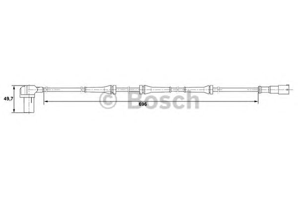 Датчик вращения колеса BOSCH 0 265 006 409