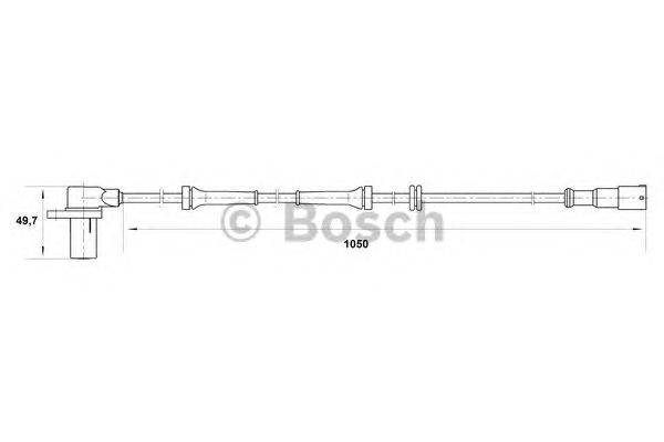 Датчик вращения колеса BOSCH 0 265 006 414