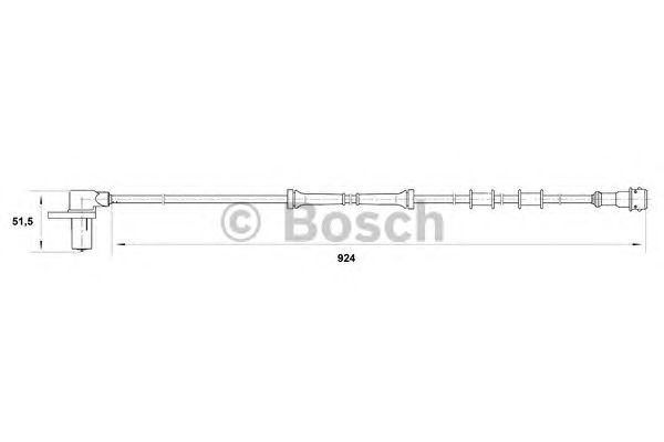 Датчик вращения колеса BOSCH 0 265 006 425