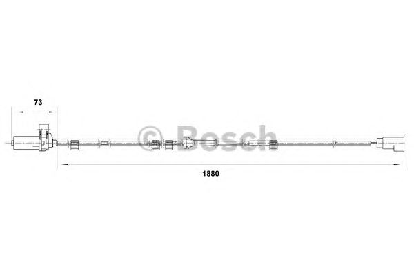 Датчик вращения колеса BOSCH 0 265 006 817