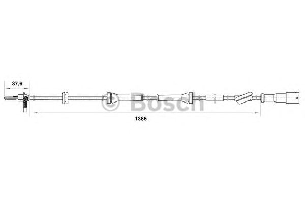 Датчик вращения колеса BOSCH 0 265 007 048