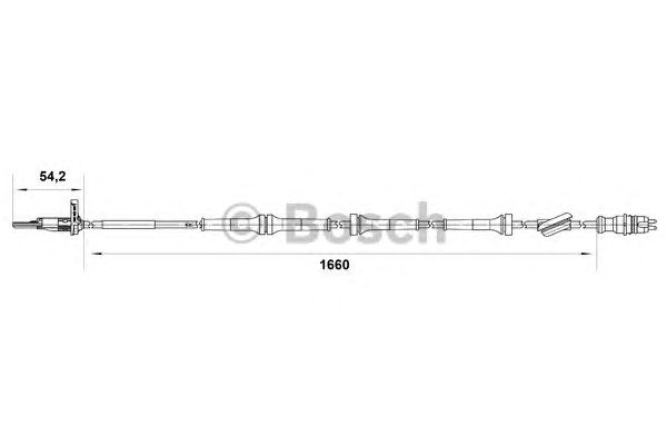 Датчик вращения колеса BOSCH 0 265 007 513