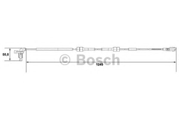 Датчик вращения колеса BOSCH 0 265 007 666