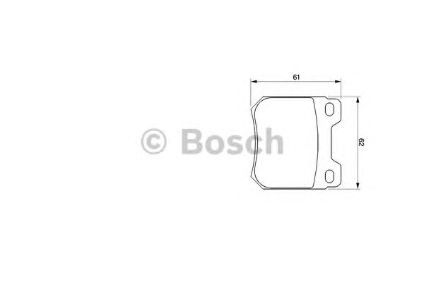 Гальмівні колодки BOSCH 0 986 424 754