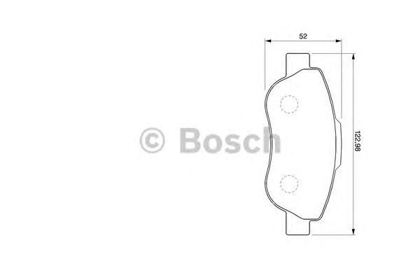 Тормозные колодки BOSCH 0 986 424 786