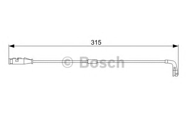 Датчик износа колодок BOSCH 1 987 473 039