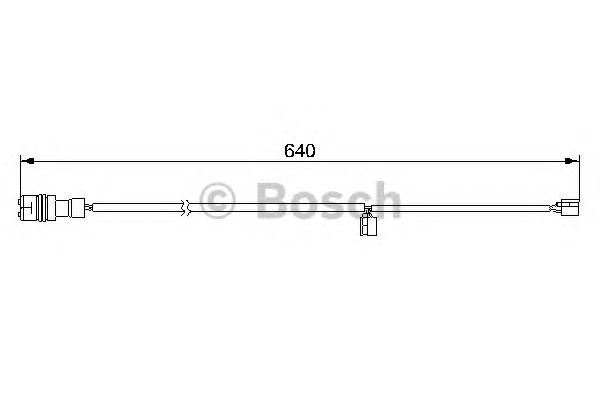 Датчик износа колодок BOSCH 1 987 474 982