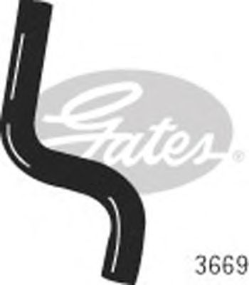 Шланг радиатора GATES 3669