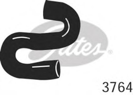 Шланг радиатора GATES 3764