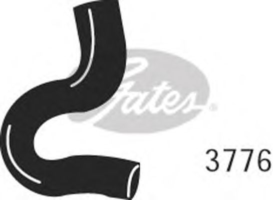 Шланг радиатора GATES 3776