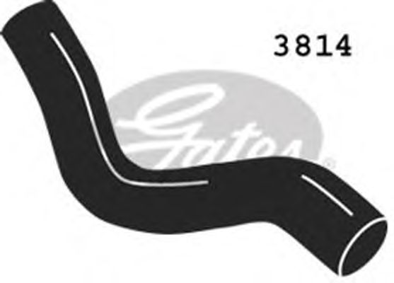 Шланг радиатора GATES 3814