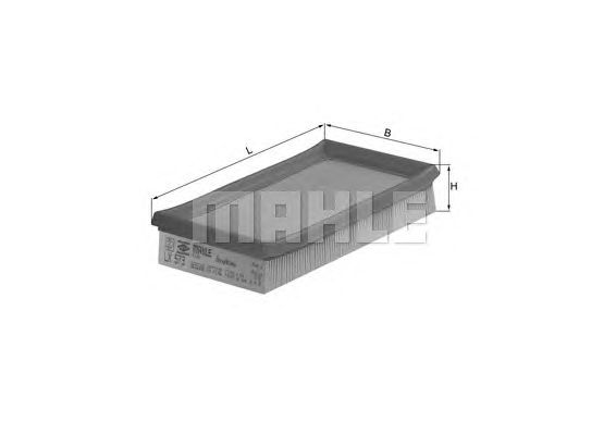 Воздушный фильтр KNECHT LX 573