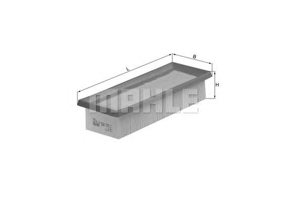 Воздушный фильтр KNECHT LX 581