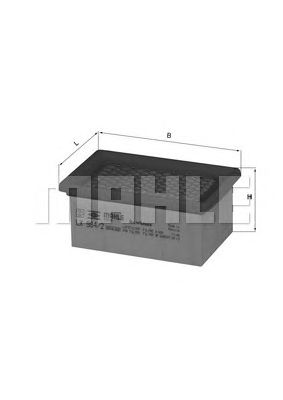 Воздушный фильтр KNECHT LX 984/2