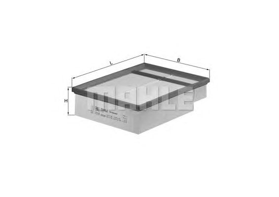 Воздушный фильтр KNECHT LX 1019