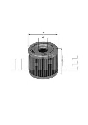 Масляный фильтр KNECHT OX 406