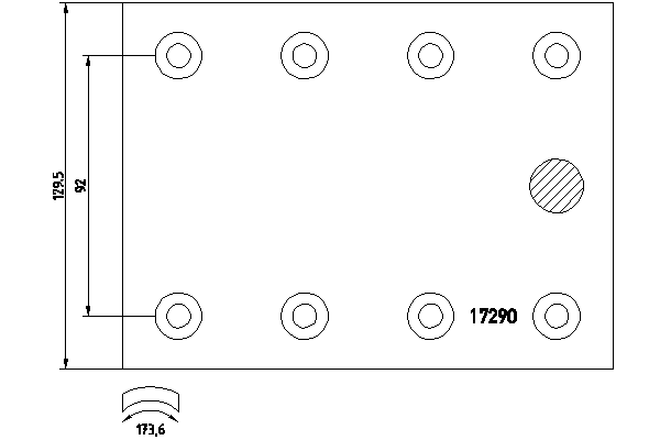 Тормозные колодки TEXTAR 1729007