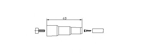 Вилка свечи зажигания BREMI 10229N1