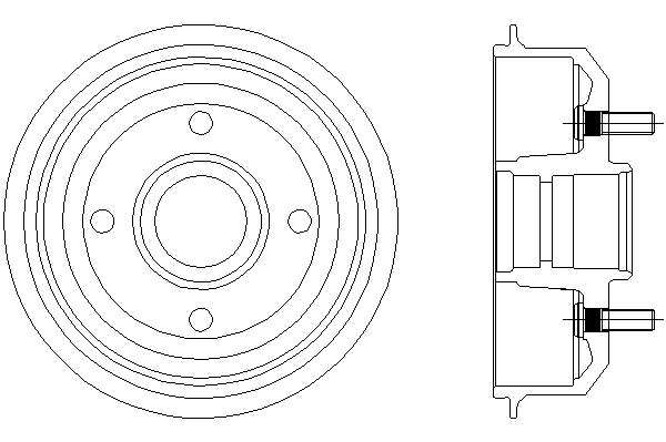 Тормозной барабан MINTEX MBD036