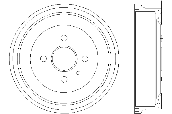 Тормозной барабан MINTEX MBD048