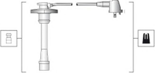 Комплект высоковольтных проводов MAGNETI MARELLI 941318111274