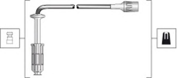 Комплект высоковольтных проводов MAGNETI MARELLI 941318111284