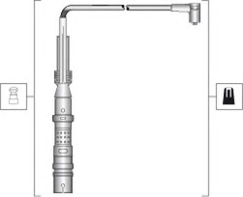 Комплект высоковольтных проводов MAGNETI MARELLI 941318111298