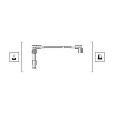 Комплект высоковольтных проводов MAGNETI MARELLI 941319170014