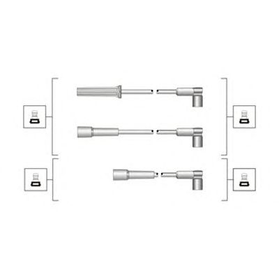 Комплект высоковольтных проводов MAGNETI MARELLI 941319170021