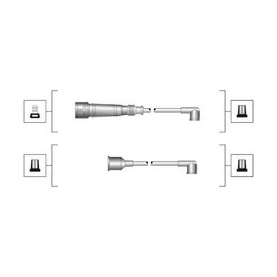 Комплект високовольтних проводів MAGNETI MARELLI 941319170023