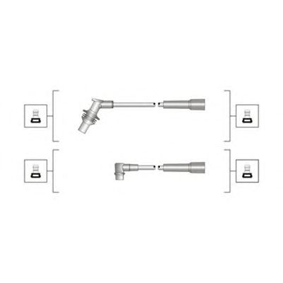 Комплект высоковольтных проводов MAGNETI MARELLI 941319170030