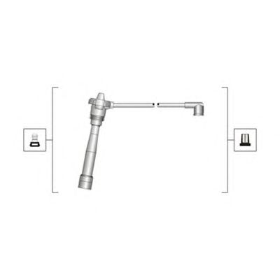 Комплект високовольтних проводів MAGNETI MARELLI 941319170039