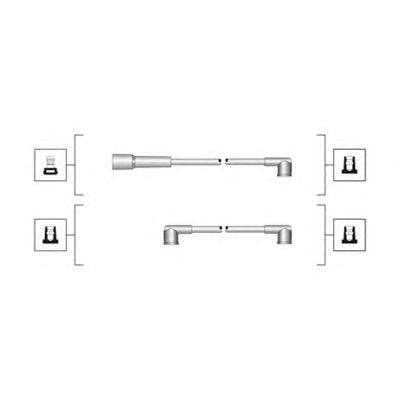Комплект высоковольтных проводов MAGNETI MARELLI 941319170040