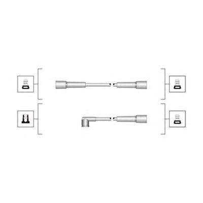 Комплект высоковольтных проводов MAGNETI MARELLI 941319170042