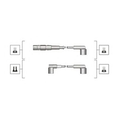 Комплект высоковольтных проводов MAGNETI MARELLI 941319170048