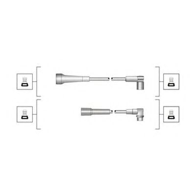 Комплект високовольтних проводів MAGNETI MARELLI 941319170051