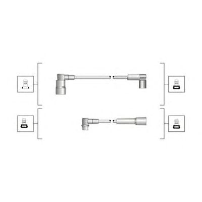 Комплект високовольтних проводів MAGNETI MARELLI 941319170056